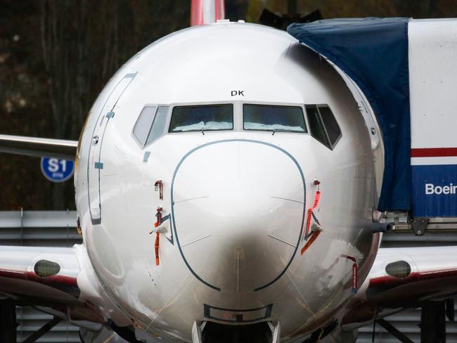 (FILES) A Boeing 737 MAX airliner at the Boeing Factory in Renton, Washington on November 18, 2020. Troubled aviation giant Boeing reported a first-quarter loss of $343 million on April 24, 2024, reflecting recent safety troubles that have slowed production and deliveries. Boeing said it tempered production in the 737 program following a January near-catastrophic incident on an Alaska Airlines jet. The company is implementing a "comprehensive action plan" following a federal audit of the program, Boeing said. (Photo by Jason Redmond / AFP)