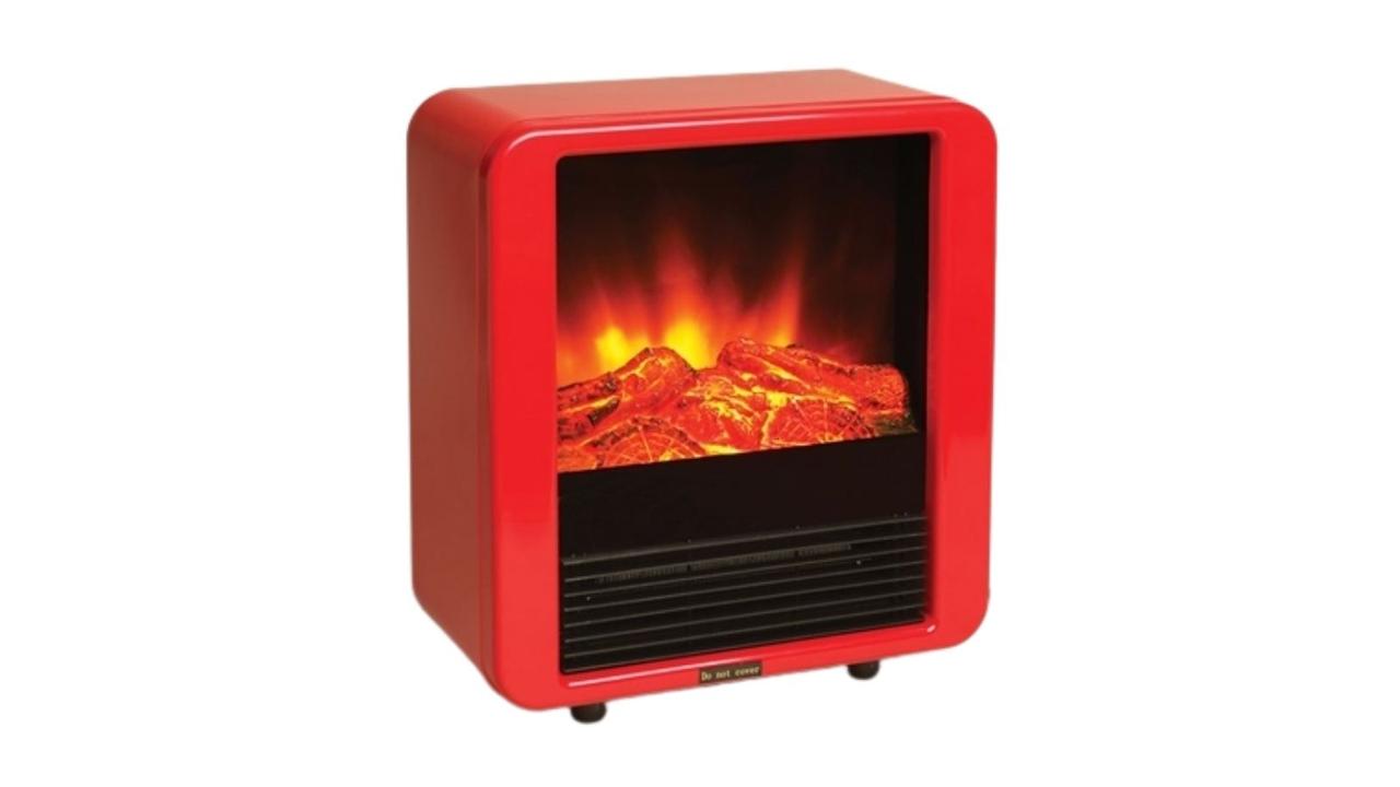 Mini Fireplace Heater. Image: Innovations.