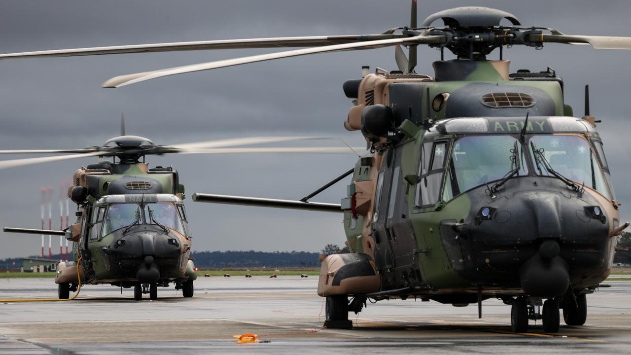 The Australian Defence Force has since retired the MRH-90 Taipan helicopters. Picture: Defence Imagery / Bradley Richardson