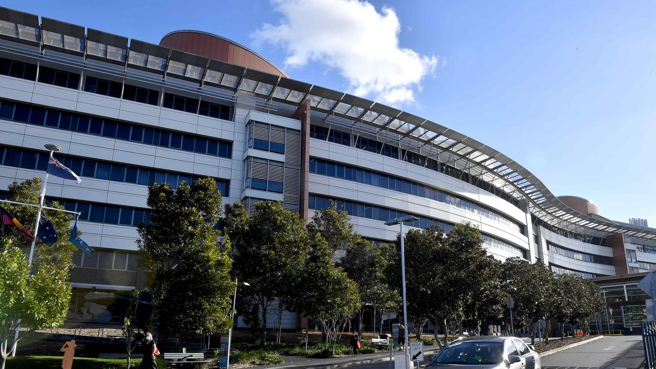 The Princess Alexandra hospital in Brisbane, which comes under the Metro South authority where 2085 patients had to wait more than 24 hours for a bed in emergency departments. Picture: NCA NewsWire / John Gass