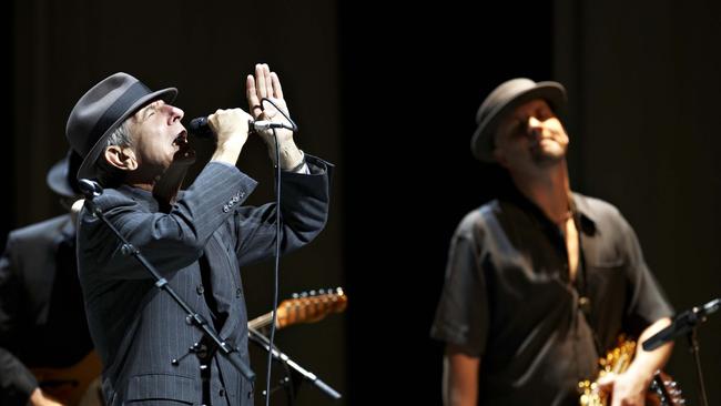 Leonard Cohen in a scene from the documentary. Picture: Courtesy of Leonard Cohen Family Trust