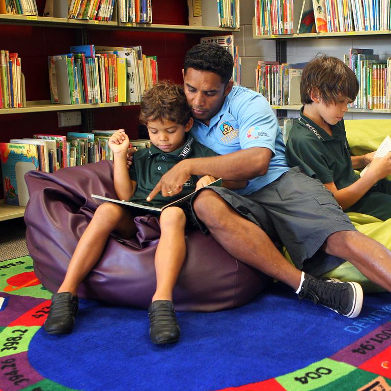 Preston Campbell with Jake Campbell, 6 years, Preston Campbell and Jayden Campbell, 12.