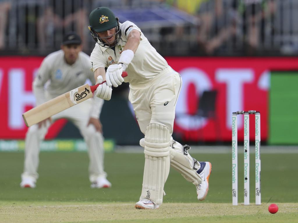 New Zealand couldn’tto find an answer to Labuschagne’s clear-headed approach.