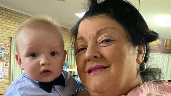 Jaxson Wilmot with grandmother Debbie Wilmot. Photo: Contributed