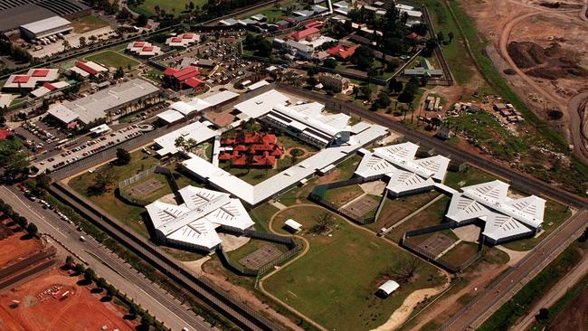 Aerial view of Silverwater Jail, Sydney Picture: Troy/Bendeich.