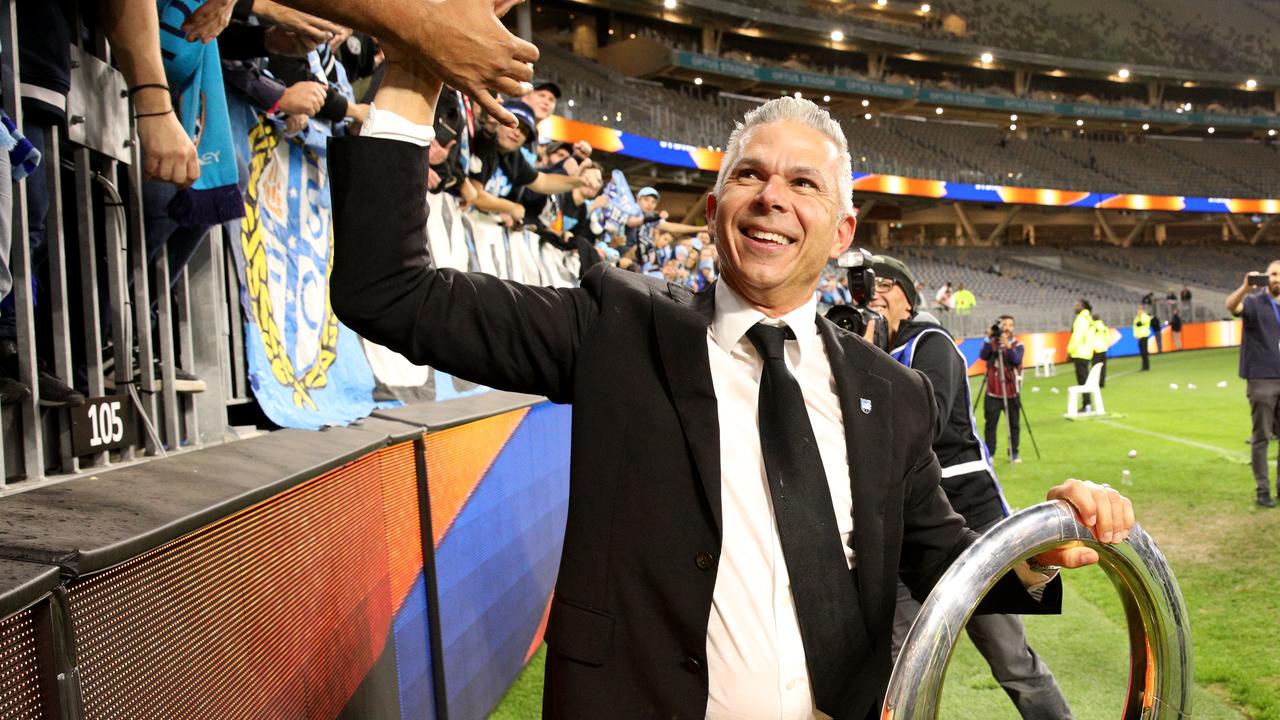 Steve Corica claimed the A-League championship in his debut season as head coach of Sydney FC.