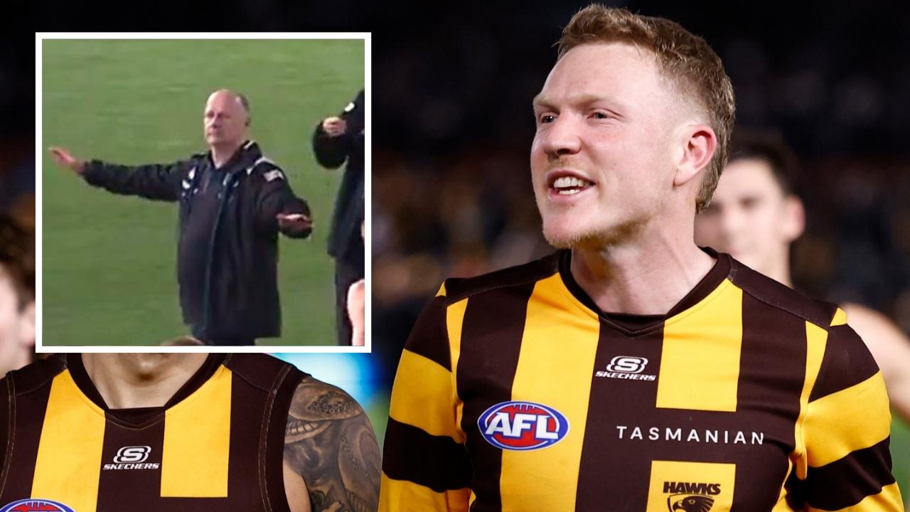 AFL launches enquiry into Ken Hinkley incident with Hawthorn players