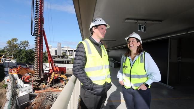 Part of the Star Entertainment project on the Gold Coast. Picture: Richard Gosling