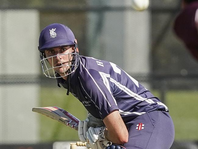 Harry Smyth batting for Carlton. Picture: Valeriu Campan