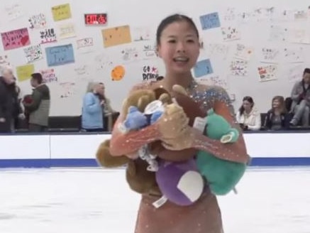 Figure skater Jinna Han. Picture: Supplied