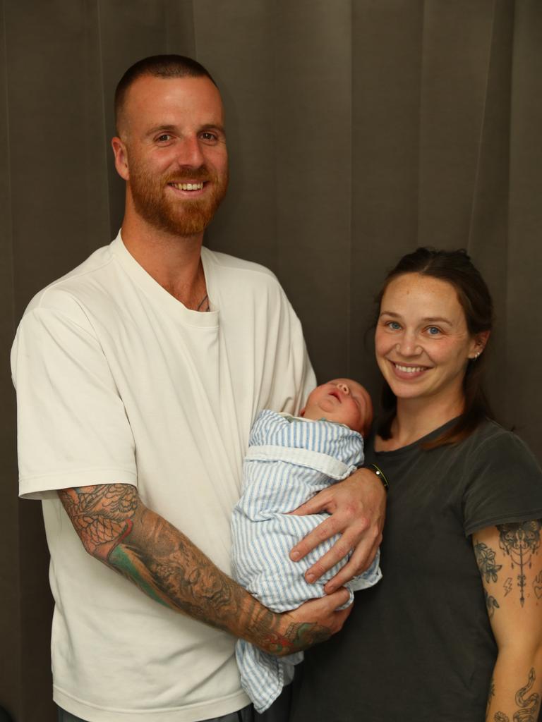 Alfred Glen Arlow. Parents Tegan Paisley and Jack Arlow of Charlemont. Born April 3 2025 weighing 4100g. Picture: Alison Wynd