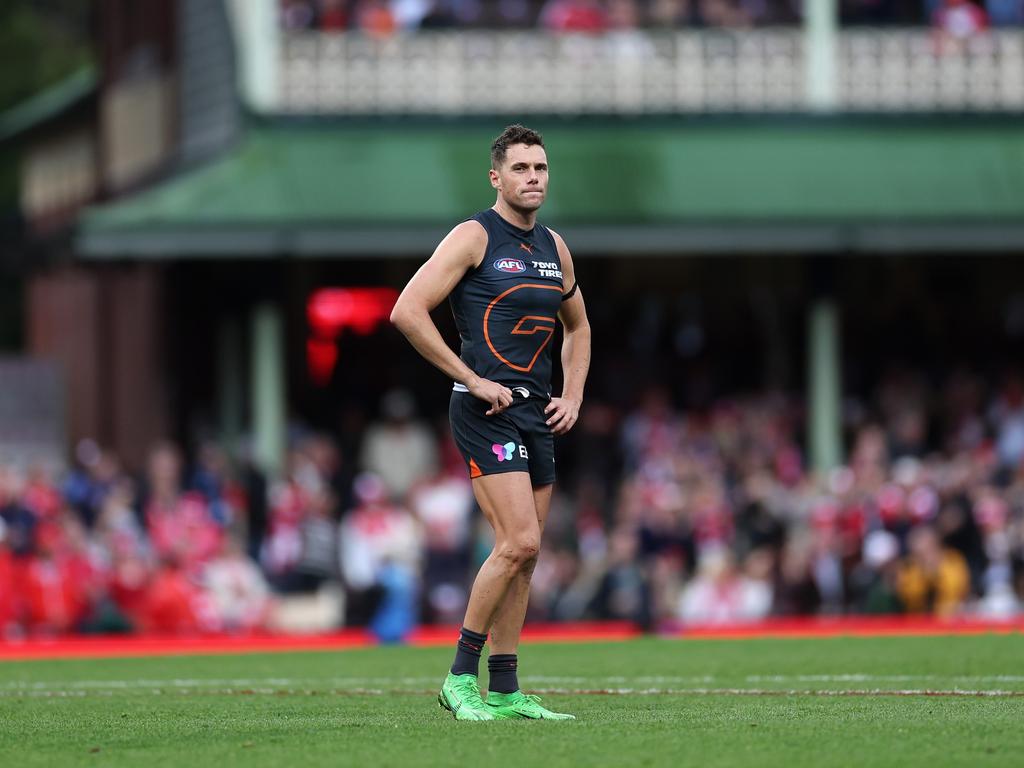 Josh Kelly looks on after a loss to the Swans this year. Picture: Cameron Spencer/Getty Images