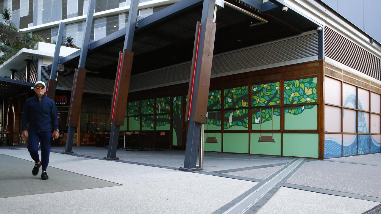 Up to 70 per cent of shops at Portside Hamilton are now empty. Picture: Tertius Pickard