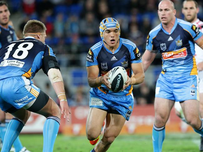 7/6/12 NRL Round 18, Gold Coast Titans V Warriors at Skilled Park, Robina. Pics Adam Head