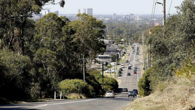 Fifteenth Ave on the edge of Middleton Grange. Picture: John Appleyard