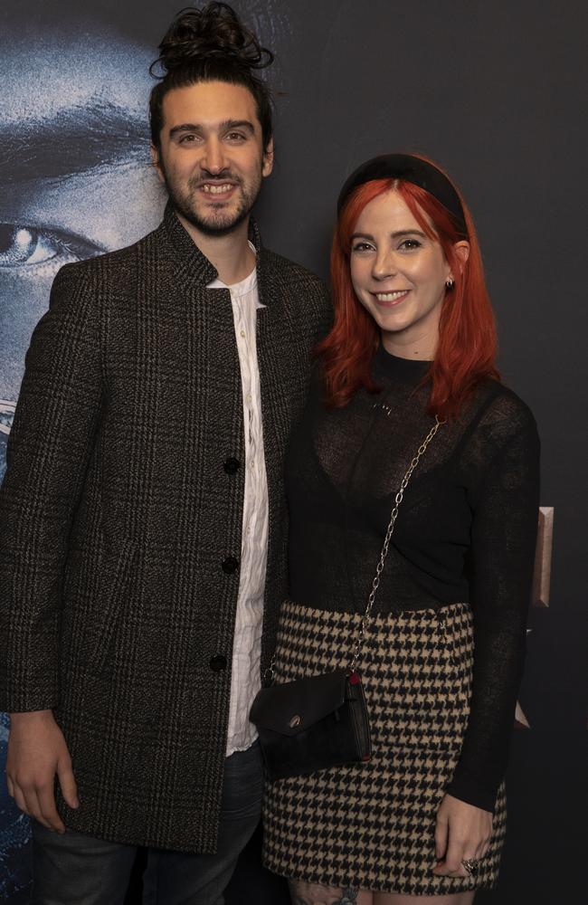Tolga Giz and Mia Blurs at the premiere. Picture: Fiona Hamilton Photography
