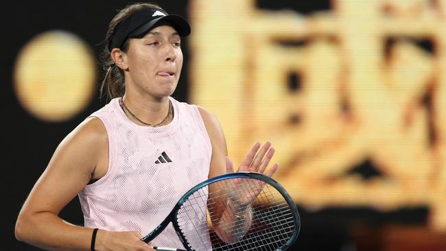 Jessica Pegula has been a media magnet at the Australian Open. Picture: Martin Keep/AFP