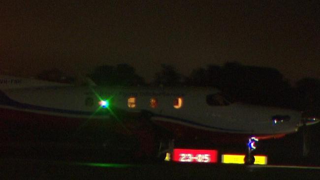 The driver and two other child passengers were flown to Adelaide in a serious but non-life-threatening condition. Picture: 7NEWS