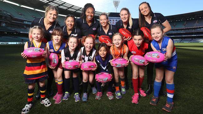 Eight teams will take part in the inaugural women’s AFL competition in 2017. Picture: Alex Coppel.