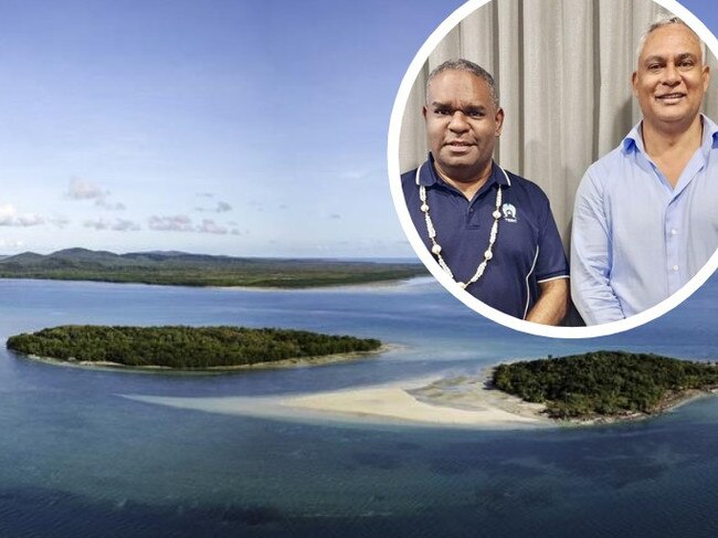 Torres Strait Island Regional Council Mayor Phillemon Mosby and CEO James William have called on the Federal Government to support the remote region with both funding and strategic partnership opportunities. Photo: Supplied.