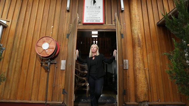 Mt Tamborine vineyard and winery owner Danielle Hart. Picture Glenn Hampson