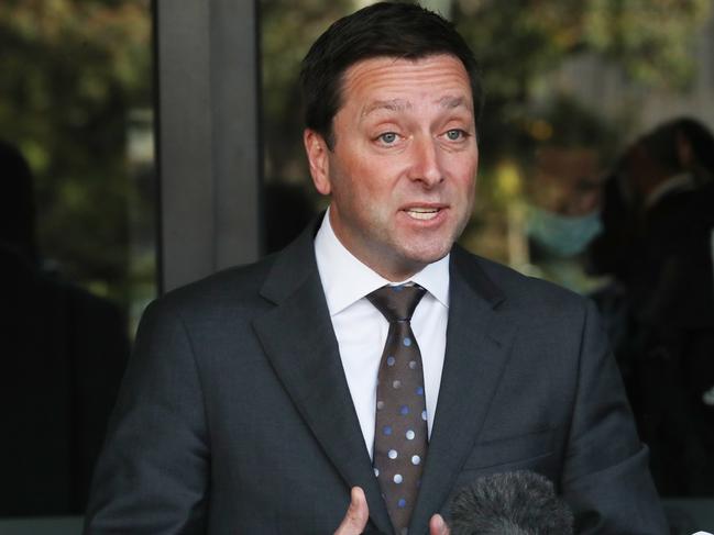 Matthew Guy says he still has the confidence of his partyroom. Picture: David Crosling