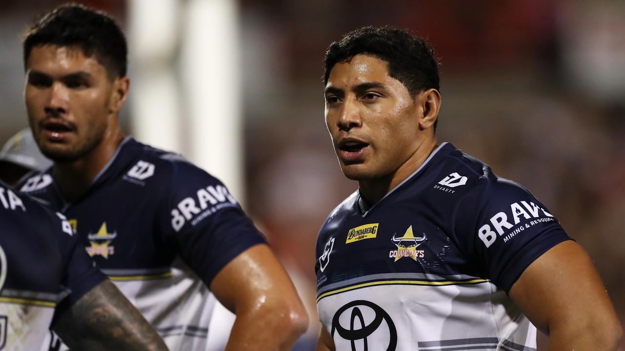 Jason Taumalolo played a new role for the Cowboys in round one. Picture: Mark Kolbe/Getty Images