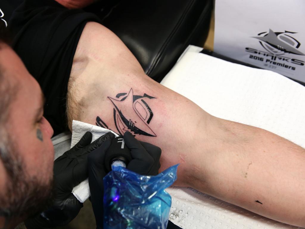 Cronulla Sharks get inked | Daily Telegraph