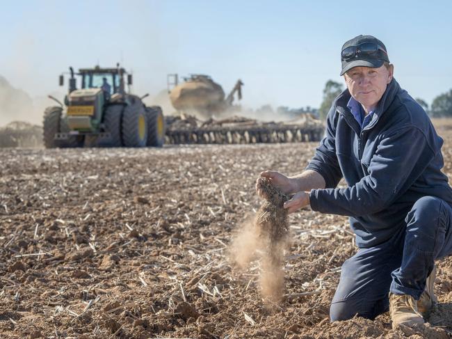 CROP: Greg Brown Sowing WheatGreg Brown sowing wheat on farm at KotupnaPICTURED: Greg Brown sowing wheat on farm at KotupnaPicture: Zoe Phillips