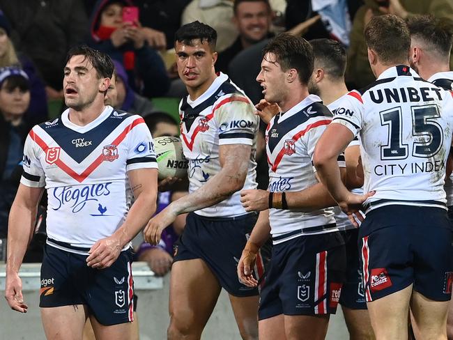 The Roosters enter the finals in fine form. Picture: Quinn Rooney/Getty Images