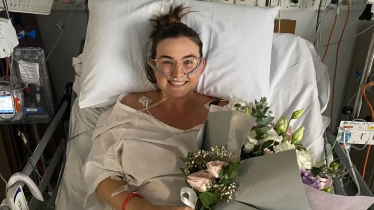 Michelle Hayto is the happy recipient of Australia's uterus transplant. Image: ABC.net.au