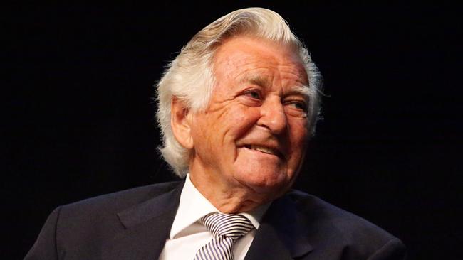 Bob Hawke is among Hendo’s three greatest Australian PMs of the modern era. Picture: News Corp