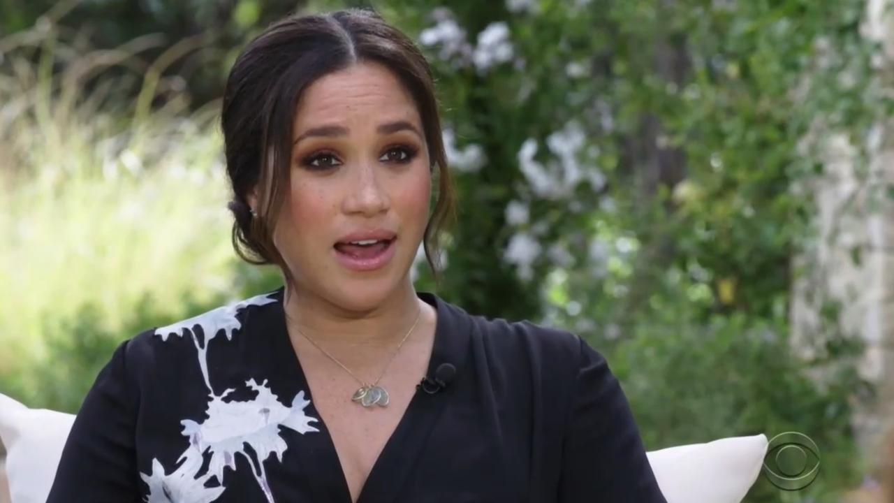 Meghan Markle forgot to save all of the best bits for her podcast and instead gave them to Oprah. Picture: CBS