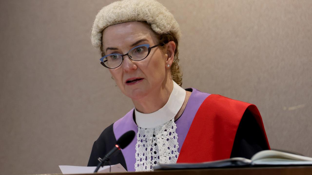 Judge Sarah Huggett sentenced for eight years. Picture: NCA NewsWire / Damian Shaw.