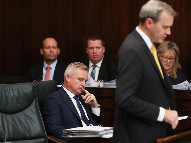 Premier Jeremy Rockliff. Question time in the Tasmanian parliament. Picture: Nikki Davis-Jones