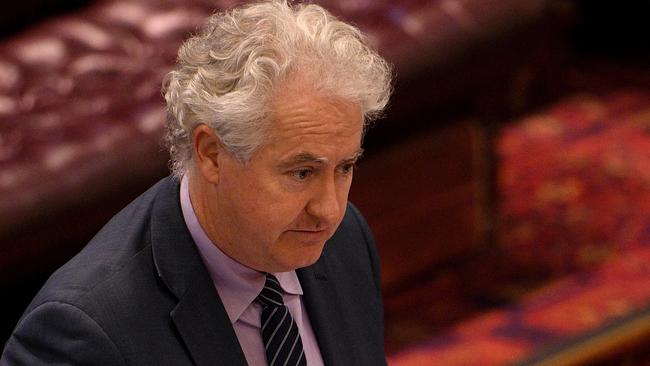 Labor MP Adam Searle brought the Bill to the upper house. Picture: AAP pool image/Dan Himbrechts