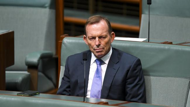 Former Australian Prime Minister Tony Abbott says he’s in “the fight of my life” leading up to the election. Picture: AAP /Lukas Coch