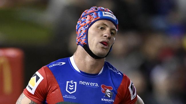 NRL 2024 RD06 Newcastle Knights v Sydney Roosters - Kalyn Ponga, injury NRL PHOTOS