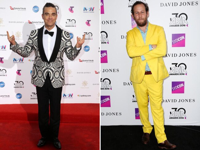 Robbie Williams and Ben Lee go bold.