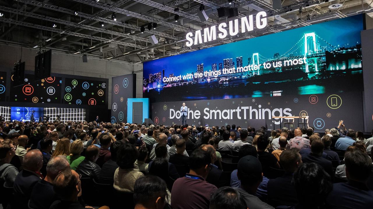 Samsung's press conference at IFA in Berlin last week.