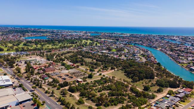 Up to 500 houses will be built at West Lakes on the site of a former wastewater treatment plant. Picture: Supplied