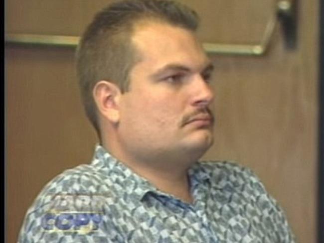 Troy Zink, Tera Smith's former martial arts instructor and secret boyfriend, pictured during one of his court appearance. He remains the prime suspect in her disappearance but was never charged. Picture: Hard Copy