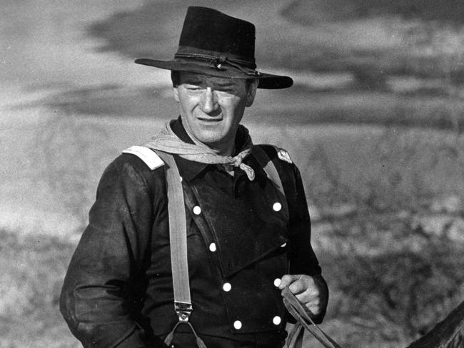 John Wayne is considered one of America’s greatest screen icons. Picture: AP