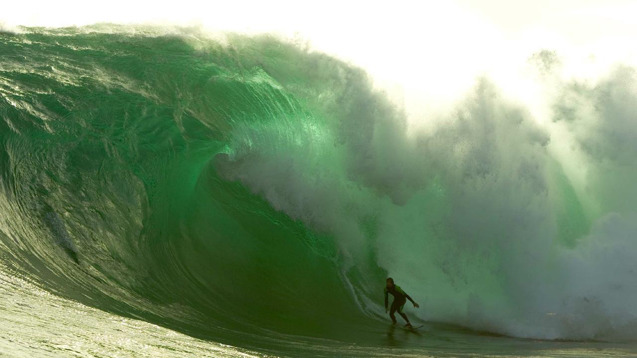 File photo of Brennan riding Shipstern Bluff in Tasmania. Photo: Billabong