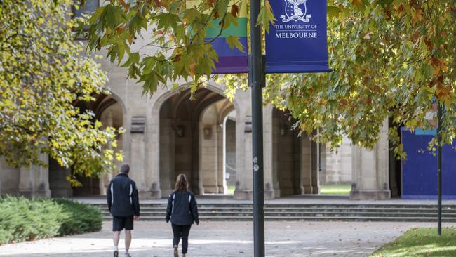 MELBOURNE, AUSTRALIA - NewsWire Photos APRIL 26, 2021: MELBOURNE, AUSTRALIA - Melbourne University Campus in Carlton. Picture: NCA NewsWire / David Geraghty