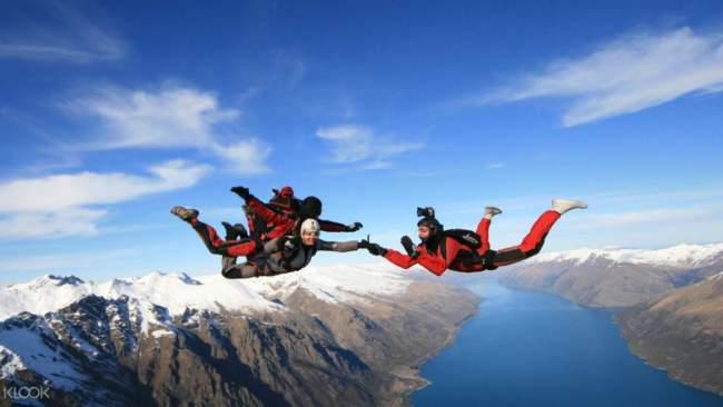 Go skydiving in Queenstown.