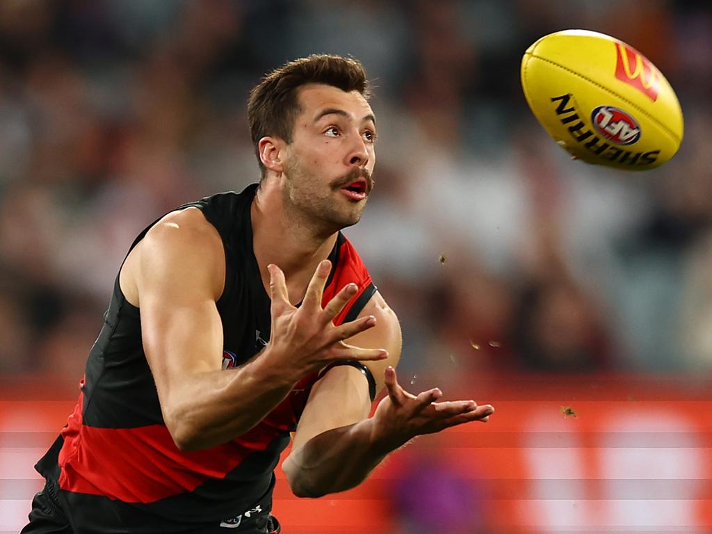 Kyle Langford was not happy with the umpiring. Picture: Getty Images