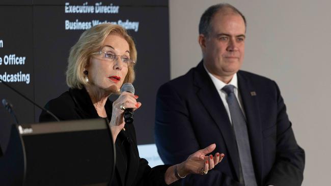 ABC managing director David Anderson and chair Ita Buttrose.