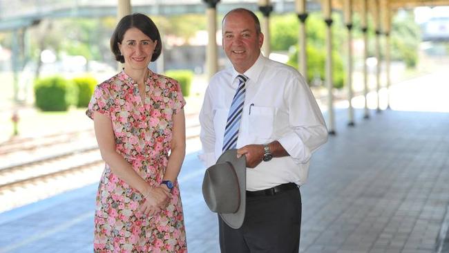 Gladys Berejiklian with disgraced former NSW MP Daryl Maguire.