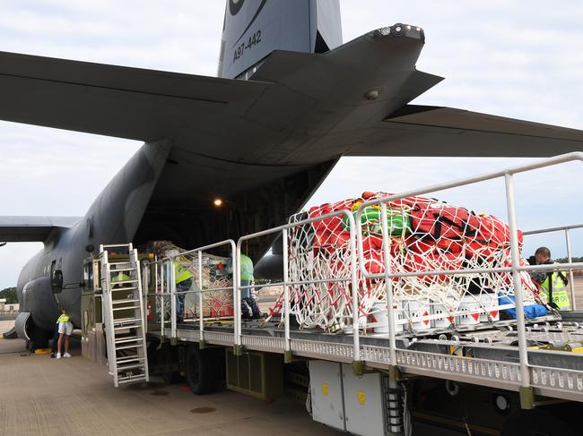 AUSMAT Bravo team are headed to PNG today to assist in the COVID-19 response efforts. Picture Katrina Bridgeford.